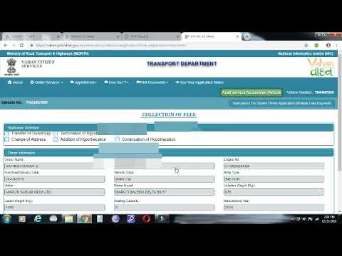 how to remove bank hypothetication in RC of your vehicle through ...
