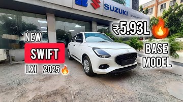 New Maruti Swift Lxi Base 2025 Model 🔥 | नई ऑन रोड किमत के साथ | #swift #swiftlxi 
