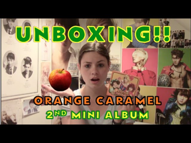 UNBOXING Orange Caramel 2nd Mini Album Aing♡ - YouTube
