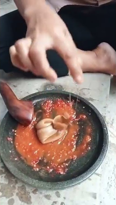 rujak petis khas madura