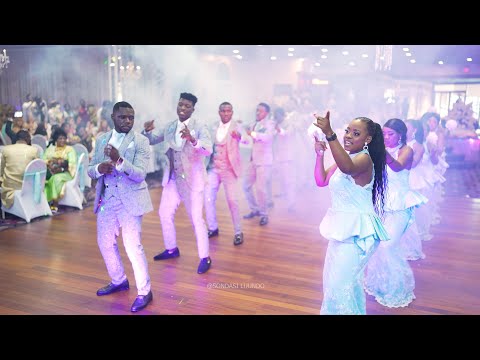 Beautiful Congolese Wedding Entrance Dance (Ye Wana) Newport, KY