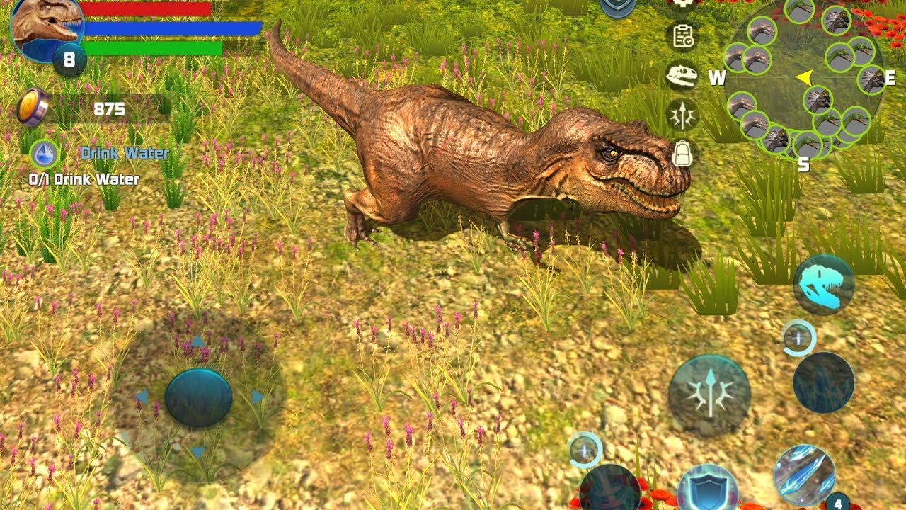 Dinosaur Game T-Rex Dino Android Gameplay #dinosaur #jurassic