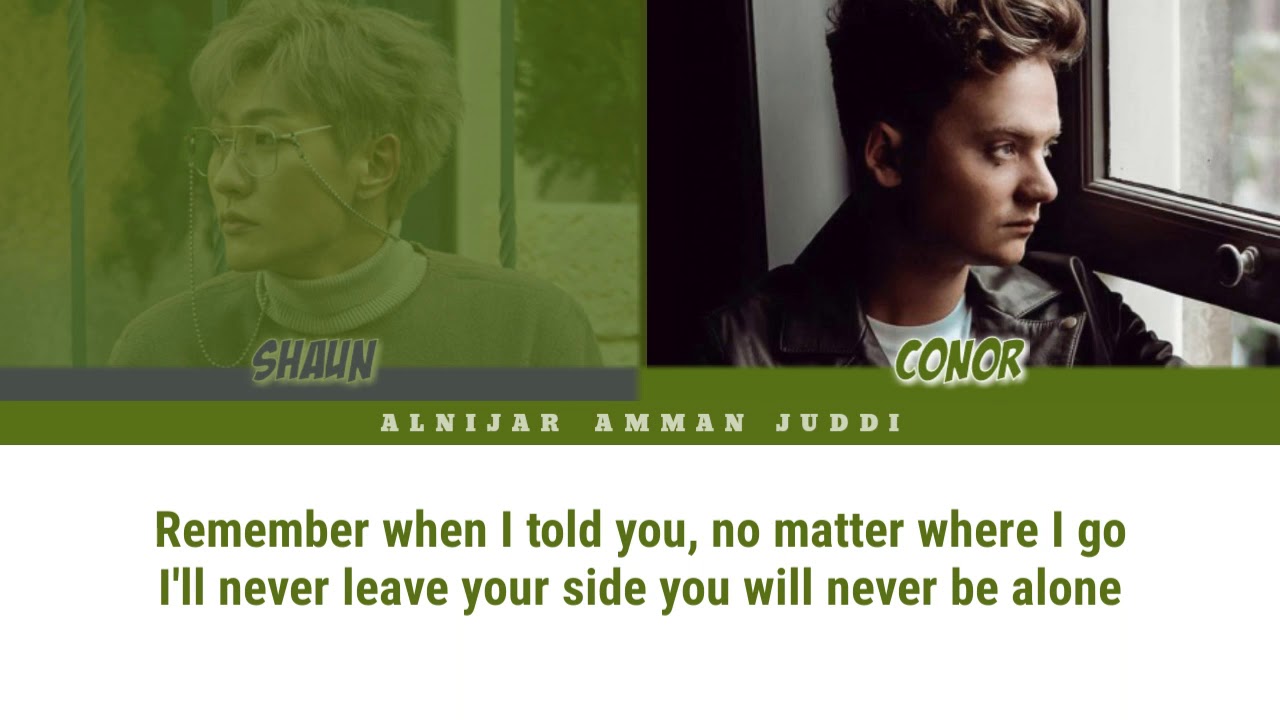 BACK HOME (COLOR CODED LYRICS) CONOR MAYNARD FT. SHAUN - YouTube