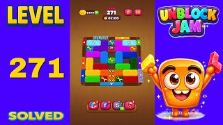 Unblock Jam Level 271 Walkthrough Solution