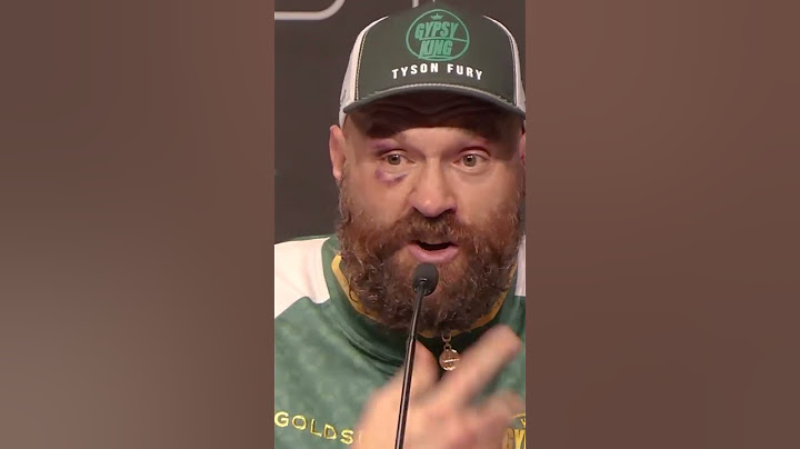 HURT Tyson Fury Claims Usyk Not His Toughest Opponent