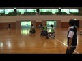 楽楽VSドリーマーズ(車いすハンドボール近畿リーグSummerMeeting)