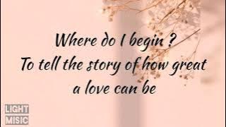 Where do I begin - Perry Como - lyrics
