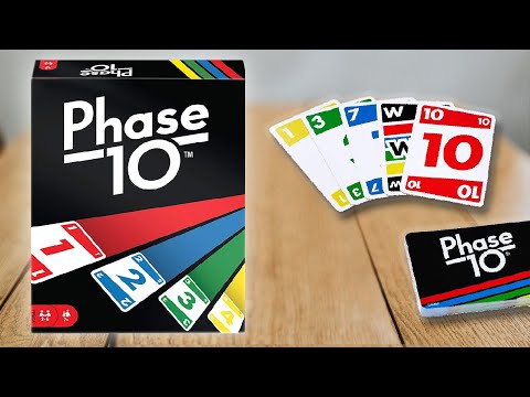 PHASE 10 - BASIS und PLUS Kartenspiel - Spielregeln TV (Spielanleitung) - Mattel