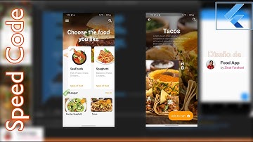 Food App - Flutter UI - Speed Code