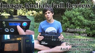 Inergy Kodiak Solar Generator Full Review: Pros/cons, load test, how to use it and much more!