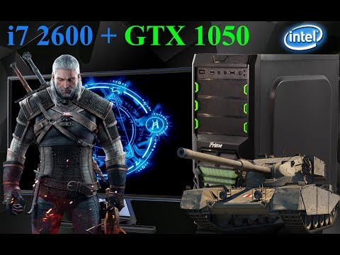 i7 2600 + GTX 1050 (Witcher 3 + WOT 1080p FPS TEST) ZEVS PC 9500