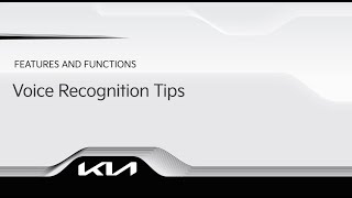 Voice Recognition Tips