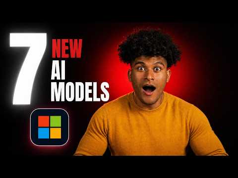Microsoft Just Dropped 7 New AI Models (And Nobody Noticed)