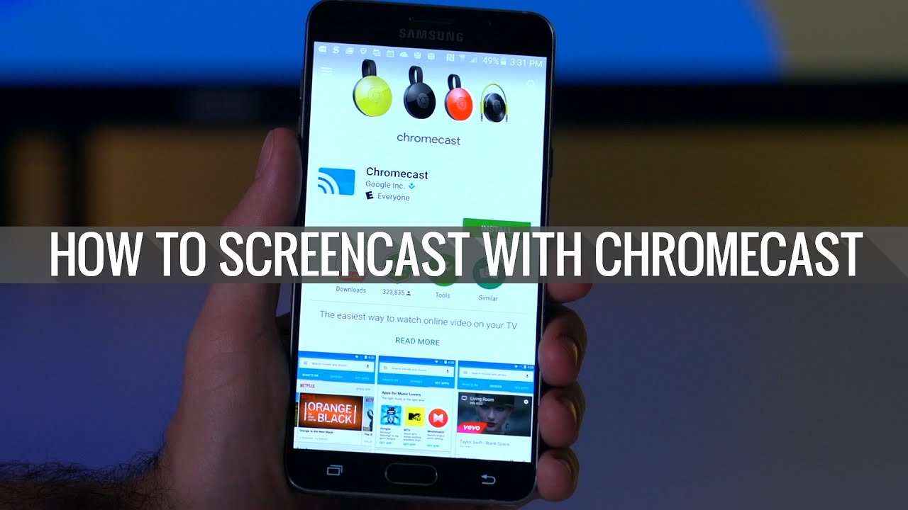 How to screencast with Chromecast -