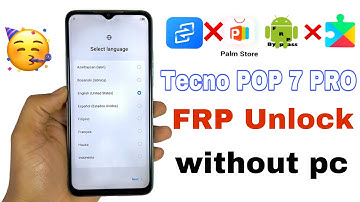 Tecno POP 7 Pro FRP Unlock 2025 | app not working without pc
