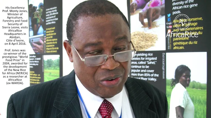 2004 World Food Prize co-winner Prof. Monty Jones ...
