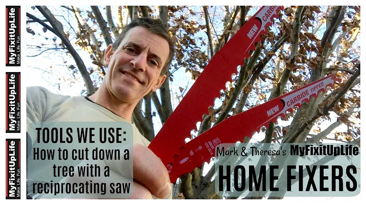 How to cut down a tree with a reciprocating saw
