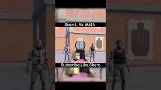 Scar-L Vs M416 Which Powerful Gun tips tipsandtricks pubg bgmi pubgm pubgmobil short