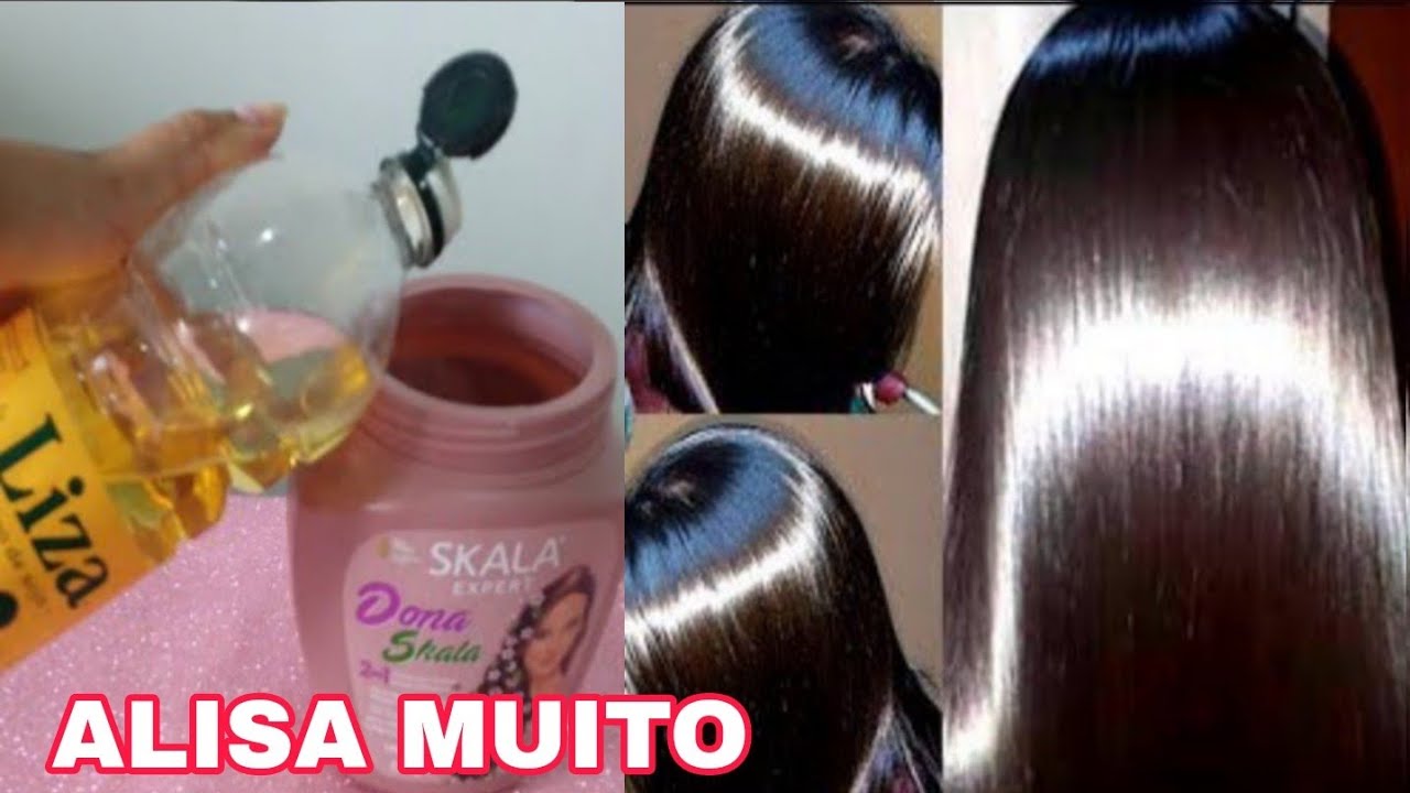 Agora só uso ÓLEO DE SOJA para ALISAR O CABELO! LISO PERFEITO sem Gastar Nada