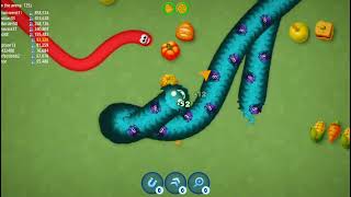 🐍WORMSZONE.IO GAINT SLITHER SNAKE TOP 01/Epic Worms Zone Best Gameplay | Wørms🐛Zôñé #viral #video