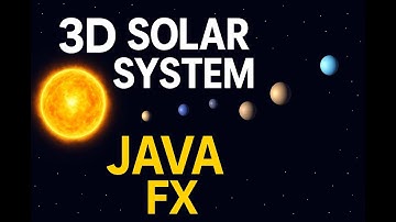 JavaFX 3D Solar System Full Animation Tutorial | Planets Orbiting Around the Sun