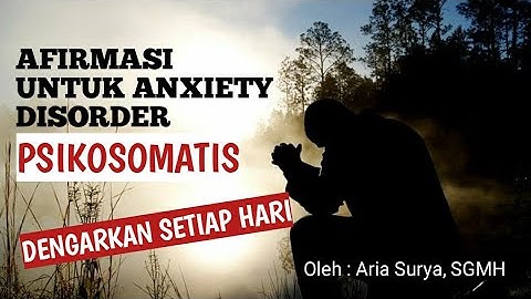 Thumbnail of AUDIO AFIRMASI ANXIETY DISORDER ( KECEMASAN ) INSOMNIA, HIPNOTERAPI ARIA SURYA