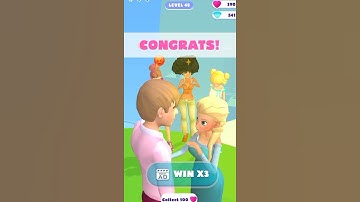 Makeover Run - Gameplay Walkthrough (Android, iOS) New Update - Level 48 #Shorts