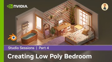 Creating Low Poly Bedroom in Blender w/ Nourhan Ismail Part 4: Lighting & Coloring