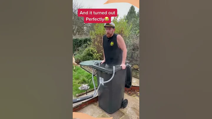 The hot tub bin, How I made my homemade hot tub #Shorts