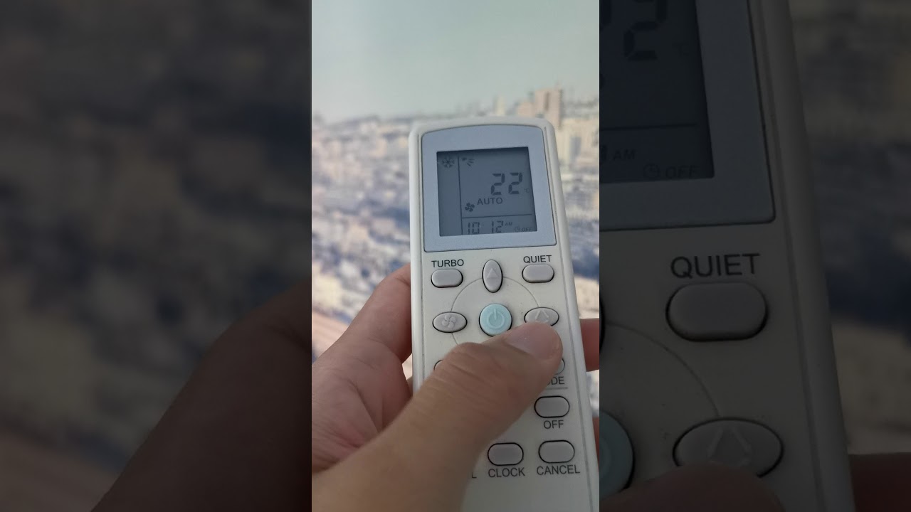 How turn on the aircond YouTube