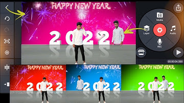 New Trending Status Video Editing || Happy New Year 2022 Status Video Editing In#kinemaster