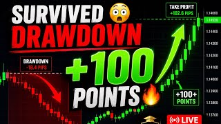 LIVE TRADING: 100+ Points After Surviving Drawdown Live Trading EP4  🔥