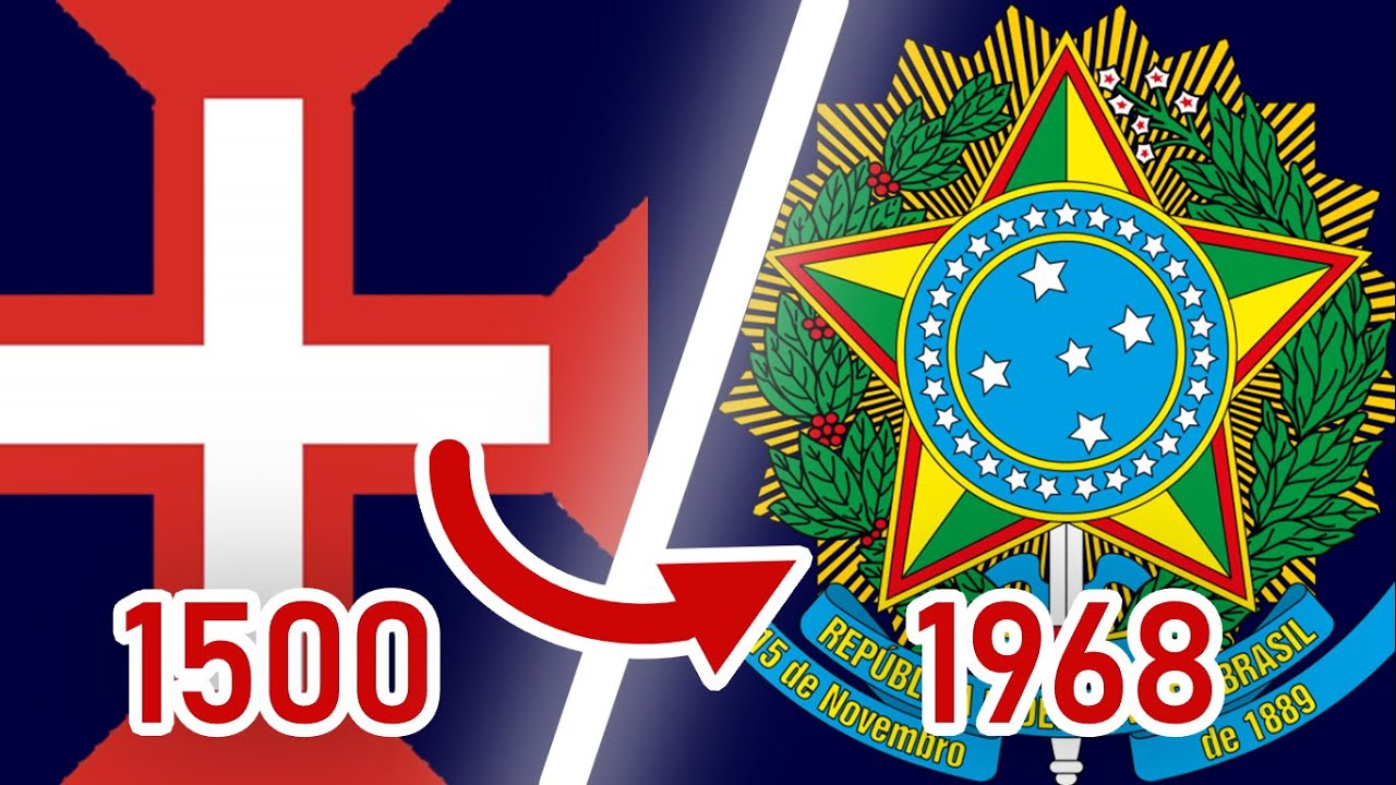 Evolução do Brasão de Armas do Brasil (1500 - Atual) - YouTube