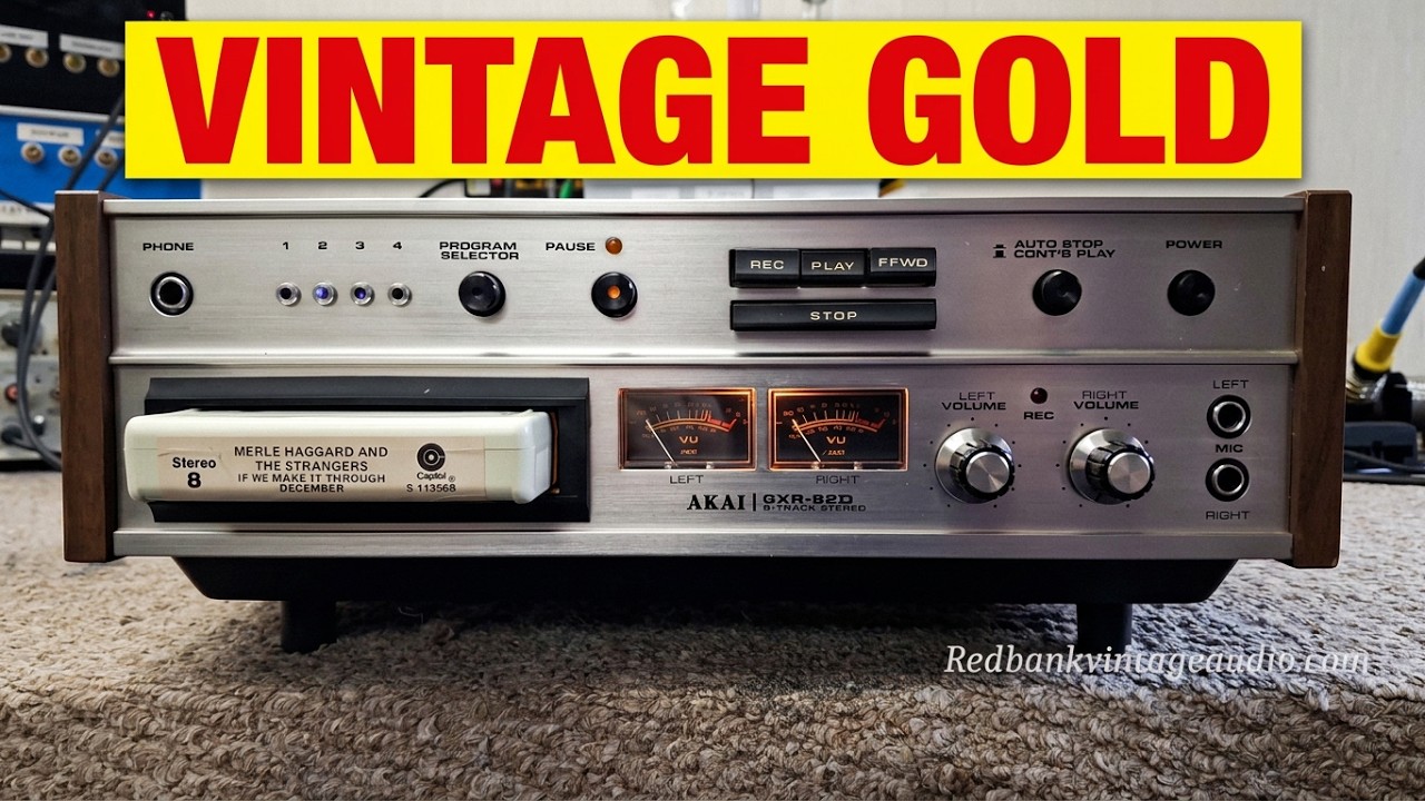 Akai GXR-82D 8-Track Player For Sale! - YouTube