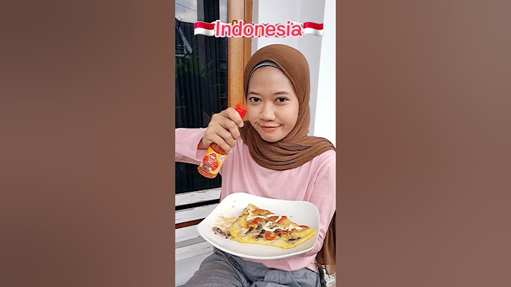 Orang Indonesia vs Korea Makan Omelette | Indonesian vs Korean People Eat Omelette #shorts #short