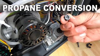 Howto Convert a Garage Heater from Natural Gas to Propane (Pt.1)