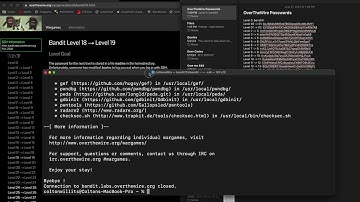 OverTheWire Bandit Level 18-19