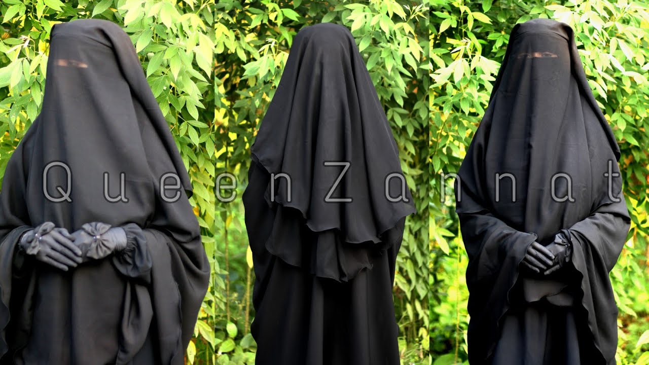 How to wear 3 part long niqab|| 3 part niqab tutorial || Queen Zannat ❤️