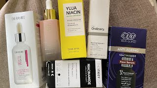 مقارنة بين اشهر انواع سيرم النياسيناميد | best niacinamide serum