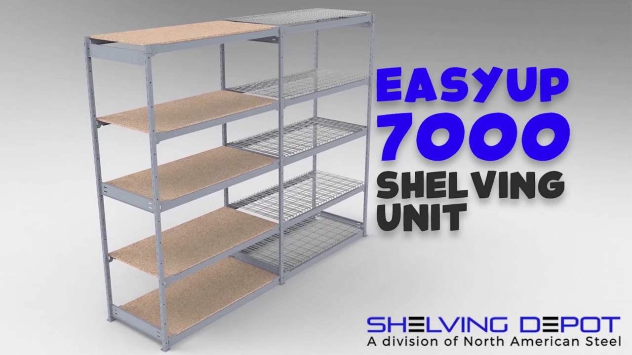 EASYUP 7000 Shelving System - Shelving Depot - Product Video