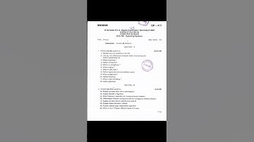 3rd sem #bca computer science #2022 exam question paper #operatingsystem #examquestionpaper #degree
