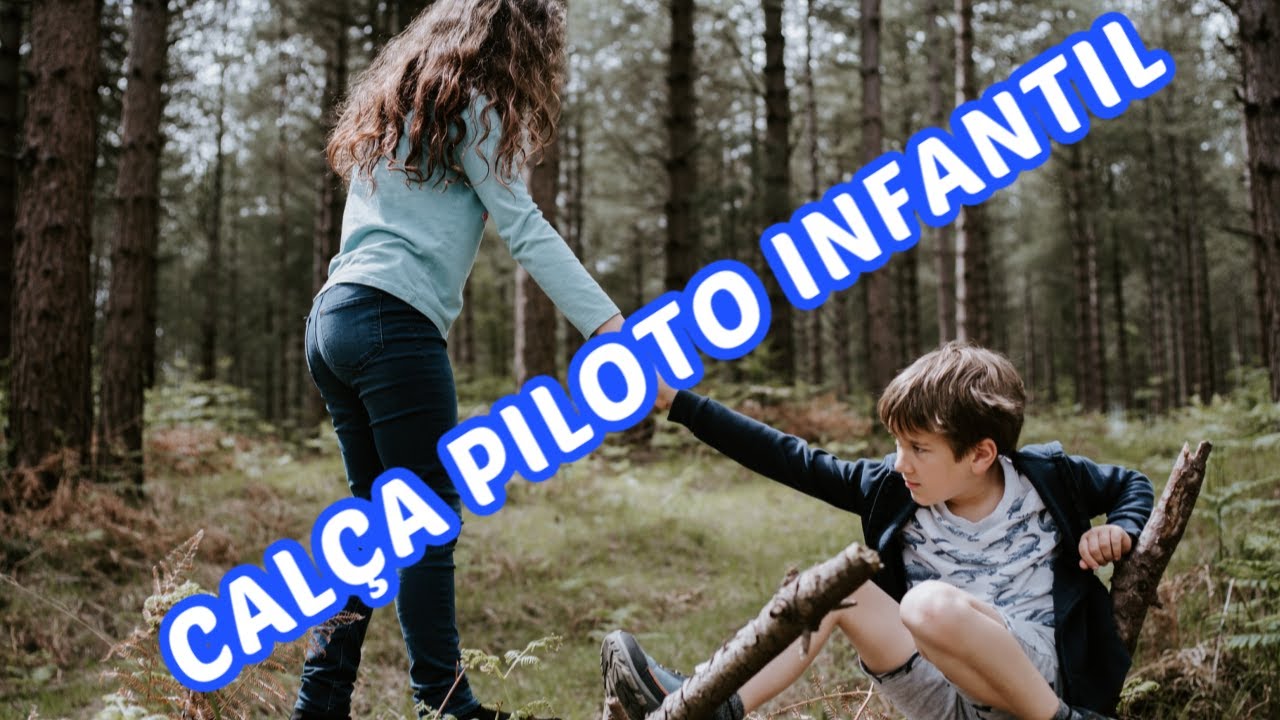 CALÇA PILOTO INFANTIL