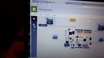 ROBOT SIGUE LÍNEAS EXPLICACIÓN PARA EL MONTAJE DEL PROGRAMA