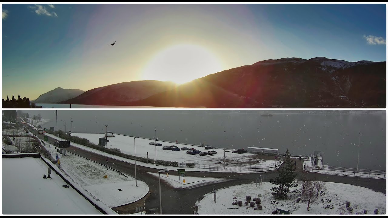 Winter or Spring? Spectacular Weather in Fort William Timelapse
