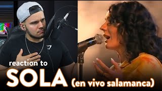 Diana Navarro - Reaction Sola UNBELIEVABLE! | Dereck Reacts