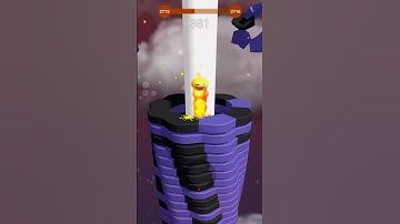 Stack Ball 3D Fastest Level⏩ #stackball #stackball3d #stackbounce #ballgames #goingballs #shorts