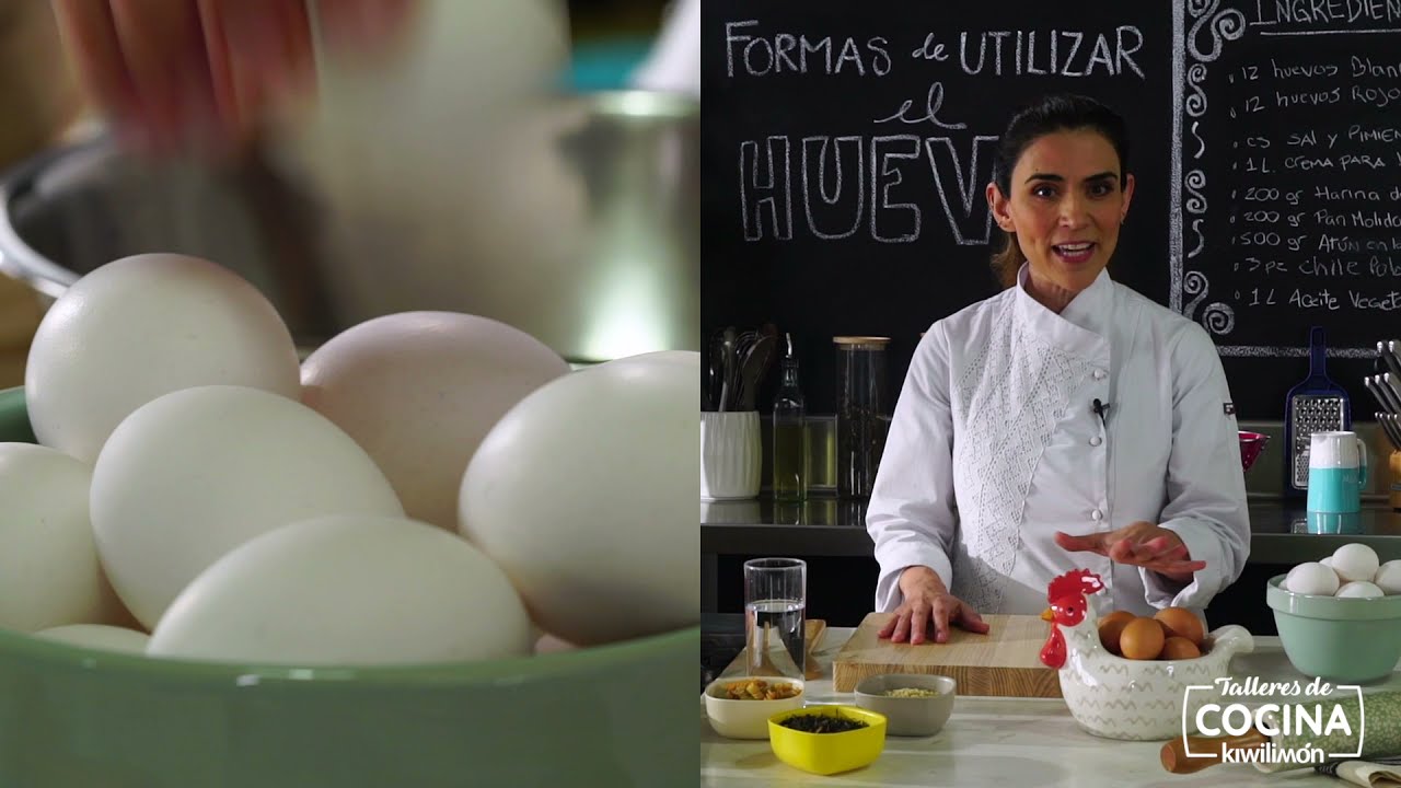 Nuevas formas de cocinar HUEVO | Talleres de cocina Kiwilimón
