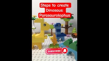 How to build a dinosaur lego duplo Parasaurolophus #legodinosaurs #dinosaur #legoanimals #legoduplo