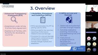 Virtual Workshop Insutional Frameworks For Managing And Reporting Climate Loss & Damage