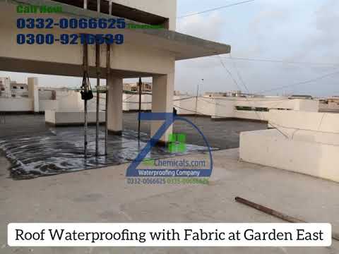 Roof Waterproofing with Fabric at Garden East
